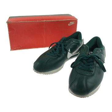 【中古】【メンズ】NIKE LEATHER CORTEZ 905301-312 ナイキ レザーコルテッツ 1995年製 スニーカー サイズ:26.5cm US 8.5 カラー:GREEN/WHITE 万代Net店