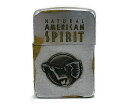 【中古】【メンズ】ZIPPO 1941 REPLICA NATURAL AMERICAN SPIRIT ジッポ 1941 レプリカ ナチュラル アメリカン スピリット メタル貼り USED加工 03年 サイズ：約5×3.5×1cm カラー：シルバー 万代Net店