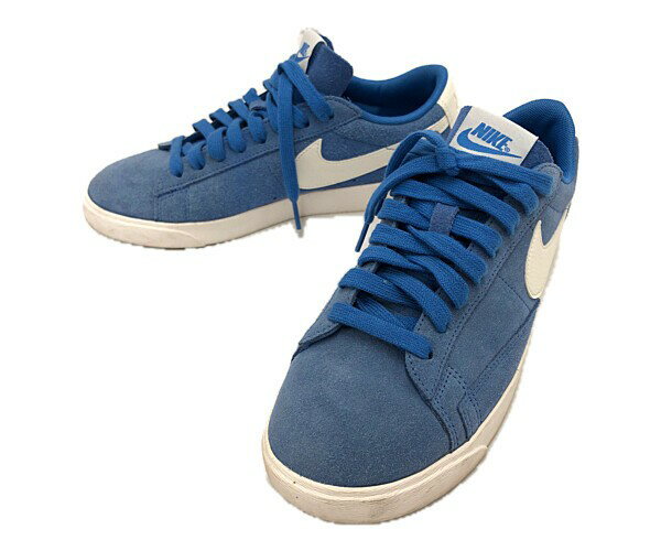 【中古】【メンズ/レディース】NIKE W BLAZER LOW SD AV9373-405 ナイキ ウィメンズ ブレザー ロー スニーカー シューズ 靴 サイズ：25.5cm US 8.5 カラー：BLUE 万代Net店