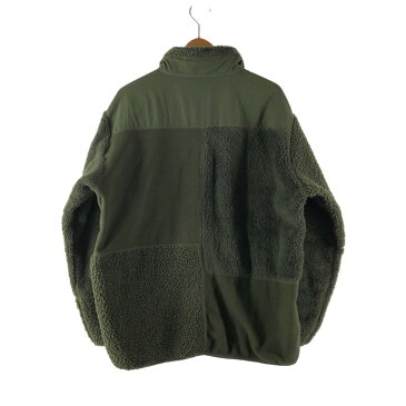 【中古】【メンズ】UNIQLO × Engineered Garments FLEECE COMBINATION JACKET 341-421998 ユニクロ エンジニアドガーメンツ 別注 コラボ フリースコンビネーション ジャケット アウター サイズ:L カラー:オリーブ 万代Net店