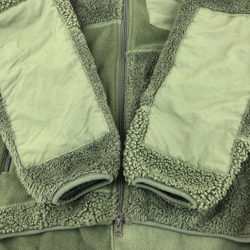 【中古】【メンズ】UNIQLO × Engineered Garments FLEECE COMBINATION JACKET 341-421998 ユニクロ エンジニアドガーメンツ 別注 コラボ フリースコンビネーション ジャケット アウター サイズ:L カラー:オリーブ 万代Net店