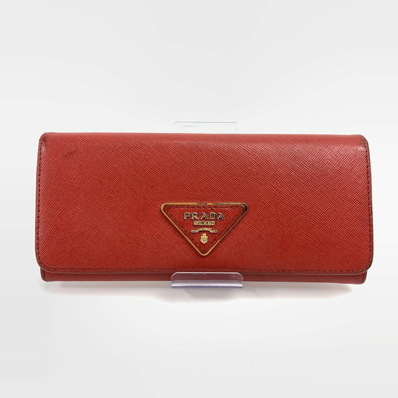 PRADA プラダ 1MH132 QHH F068Z 長財布 財布 ウォレット カラー：レッド 赤 181-211004-gm-18-fuz 万代Net店