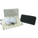 【中古】【レディース】CELINE マルチファンクション ラージ ラウンドジップ ロングウォレット 105003 セリーヌ カーフスキン 牛革 長財布 サイズ:...