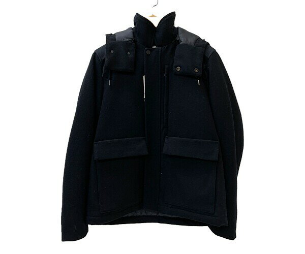 【中古】【メンズ】GLOBAL WORK GW316014AD グローバルワーク マウンテンパーカ ウール ジャケット 2016model サイズ:M カラー:BLACK 万代Net店 147-211111-yu-05-fur
