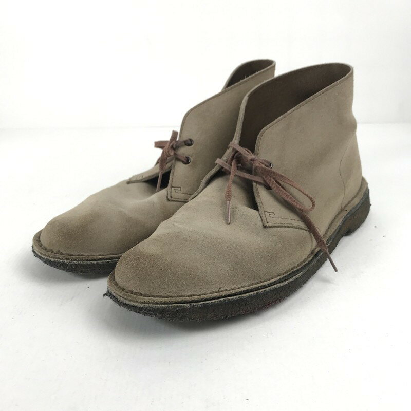 【中古】【メンズ/レディース】Clarks クラークス デザートブーツ シューズ 秋 冬 サイズ：US9 (27cm程度) カラー：タン 茶 ブラウン 164-211220-nm-3-fuz 万代Net店