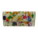 【中古】【メンズ/レディース】MACROMAURO PAINT WALLET LONG マクロマウロ ペイントウォレット ロング 長財布 サイズ：約9.5×19.5×3.5cm カラー：マルチカラー 万代Net店