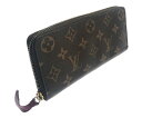 【中古】【メンズ】【レディース】LOUIS VUITTON ルイ・ヴィト CA4169 モノグラム ポルトフォイユ・クレマンス フューシャ 品番:M60742 万代Net店