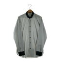 【中古】【メンズ】SAINT LAURENT PARIS CLERIC SHIRT 311388 サンローラン パリ クレリックシャツ 長袖シャツ サイズ：37 カラー：グレー 万代Net店