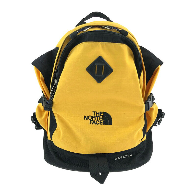 スーパーセール限定!20%OFF~【中古】【メンズ/レディース】THE NORTH FACE WASATCH REISSUE BACKPACK NF0A3KUQ ザ ノースフェイス ワサッチ リイッシュー バックパック デイパック リュックサック カバン サイズ：約46×35.5×18.5cm カラー：イエロー 万代Net店