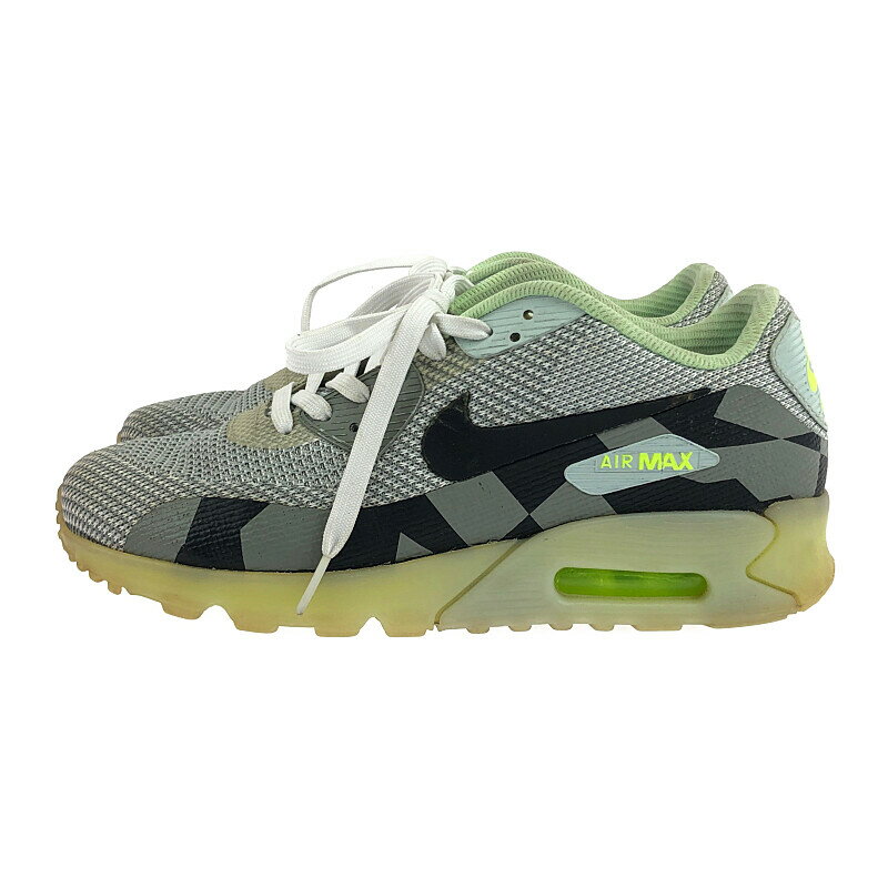 スーパーセール限定!30%OFF~【中古】【メンズ】NIKE AIR MAX 90 KJCRD ICE QS 744553-100 ナイキ エアマックス90 ニットジャカード アイス スニーカー 靴 サイズ：26.5cm US 8.5 カラー：WHITE/BLACK-GREY MIST 万代Net店