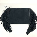 【美中古品】【メンズ/レディース】COACH コーチ 86840 フリンジクラッチバッグ セカンドバッグ 鞄 カバン カラー:ブラック 黒 180-220512...