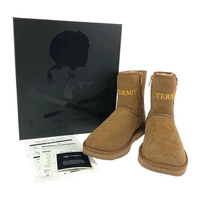 スーパーセール限定!20%OFF~【中古】【未使用品】【メンズ】UGG × mastermind WORLD M MASTERMIND CLASSIC MINI 1103394 996-8272394 アグ マスターマインド ワールド コラボ マスターマインドクラシックムートンブーツ サイズ：27cm US 8 カラー：チェスナット 万代Net店