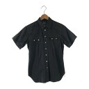 【中古】【メンズ】The REAL McCOY 039 S Lot.301S 600RANCH S/S WESTERN SHIRT リアルマッコイ ウエスタンシャツ 半袖シャツ サイズ：14 カラー：グレー系 万代Net店