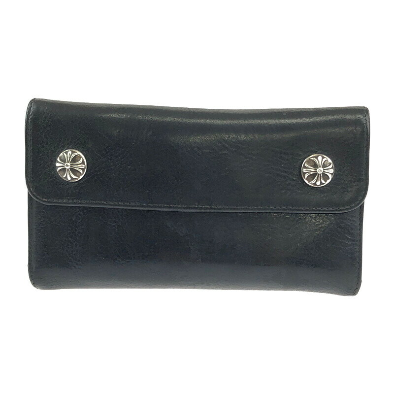 yÁzyYzCHROME HEARTS WAVE WALLET Nn[c EF[uEHbg O܂z NX{^ OEHbg TCYF12~19.5~2.7cm J[Fu NetX