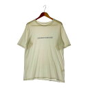 【中古】【メンズ】DRESSEDUNDRESSED LOGO TEXT T-SHIRT DUS20021 ドレスドアンドレスド ティーシャツ Tシャツ 半袖 サイズ：3 カラー：ホワイト 万代Net店