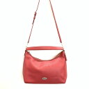 楽天スーパーSALE 50%OFF~【中古】【レディース】COACH コーチ F36628 2WAYレザーバッグ ハンドバッグ ショルダーバッグ ブランド カバン バッグ カラー:レッド 赤 180-220717-gm-14-fuz 万代Net店(4)