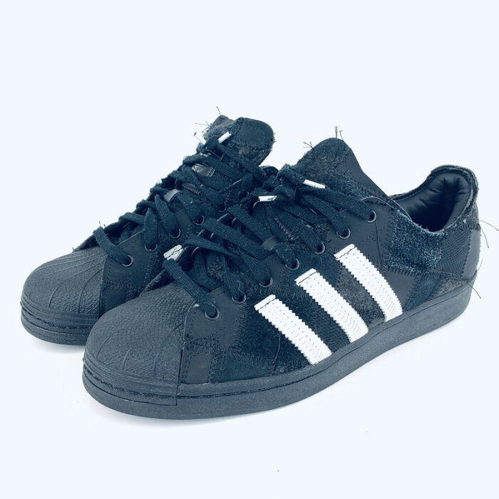 スーパーセール限定!20%OFF~【中古】【メンズ】adidas アディダス GW3473 RECOUTURE×ATMOS×ADIDAS ORIGINALS SUPERSTAR BLACK サイズ：28cm カラー：ブラック 黒 万代Net店