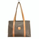 【中古】【メンズ/レディース】CELINE セリーヌ マカダム トートバッグ ブラゾン MC98 2 ブランド バッグ カバン カラー:ブラウン 茶 180-2...