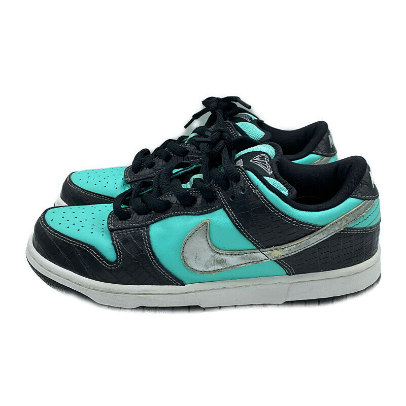 【中古】【メンズ】NIKE SB × DIAMOND SUPPLY CO. DUNK LOW PRO SB 304292-402 ナイキ スケートボーディング ダイヤモンドサプライ 別注 コラボ ダンク ロー プロ エスビー ティファニー スニーカー 靴 サイズ：26cm US 8 カラー：AQUA/CHROME 万代Net店