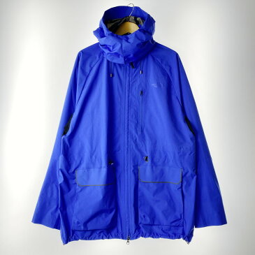 【中古】【メンズ】THE NORTH FACE GORE WINDSTOPPER ザノースフェイス ゴアウインドストッパー マウンテン パーカー ナイロン ジャケット ライトアウター サイズ：L カラー：ブルー 万代Net店