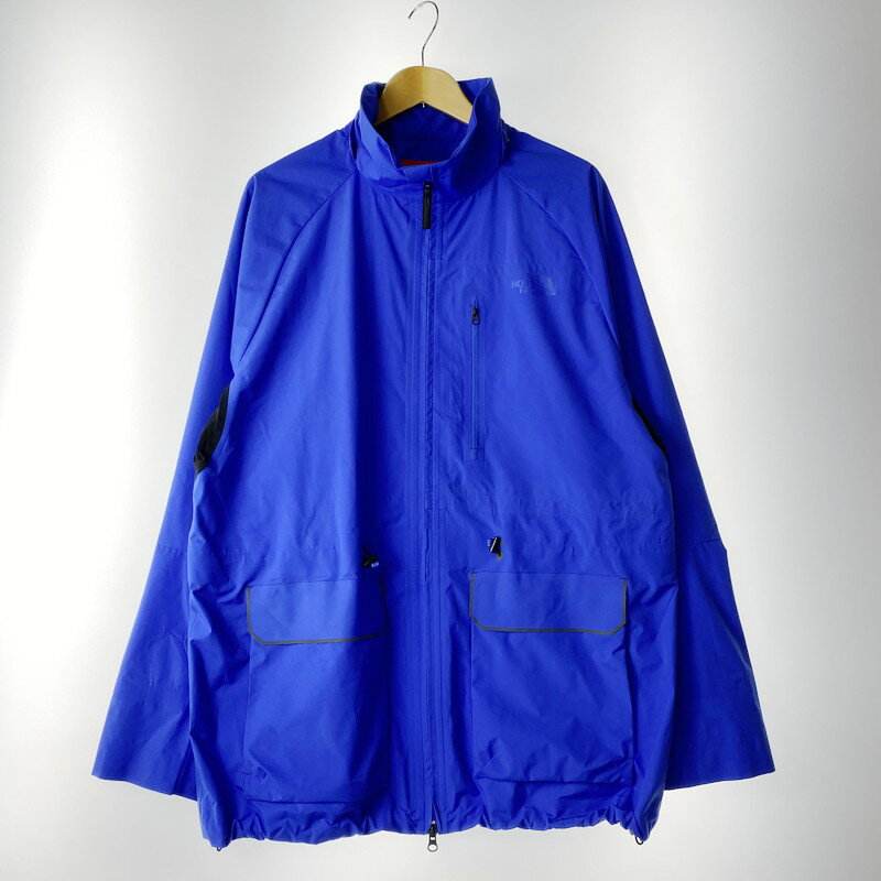 【中古】【メンズ】THE NORTH FACE GORE WINDSTOPPER ザノースフェイス ゴアウインドストッパー マウンテン パーカー ナイロン ジャケット ライトアウター サイズ：L カラー：ブルー 万代Net店