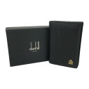 楽天スーパーSALE 30%OFF【美中古品】【メンズ/レディース】dunhill ダンヒル L25847A レザーカードケース 名刺入れ カラー：ブラック 黒 万代Net店