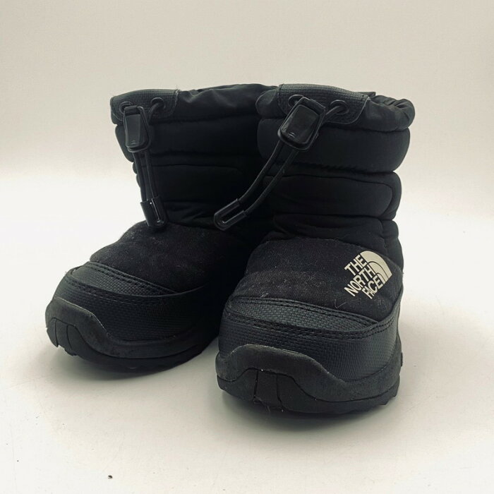 【中古】【キッズ】THE NORTH FACE VI K NUPTSE BOOTIE NFJ51981 ザノースフェイス ヌプシ ブーティトレッキングブーツ 子供靴 サイズ：15cm カラー：ブラック 万代Net店