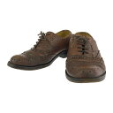 【中古】【メンズ】REGAL FULL BROGUE SUEDE BUSINESS SHOES W967 リーガル フルブローグ スエード ビジネス シューズ レザーシューズ 靴 サイズ:24.5cm 万代Net店 164-220802-mo-05-tag(4)
