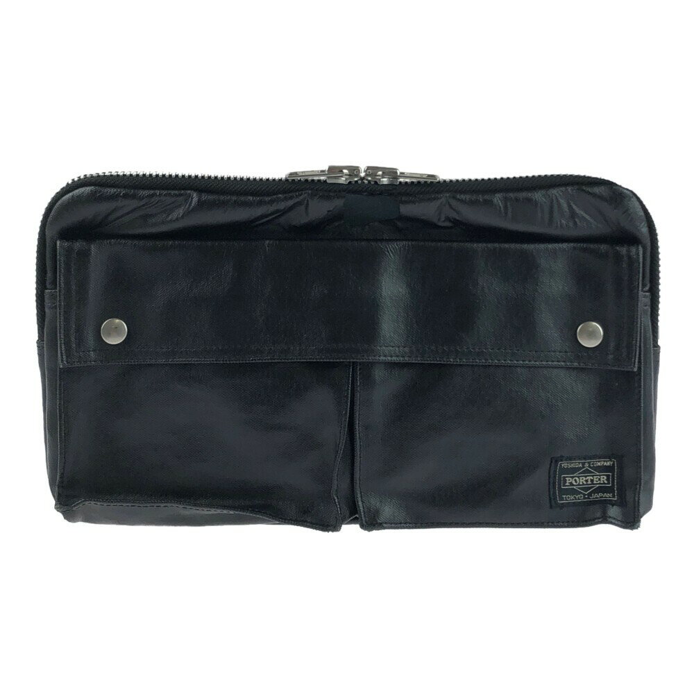 スーパーセール限定!40%OFF~【中古】【メンズ】PORTER FREE STYLE WAIST BAG ポーター フリースタイル ウエストバッグ 吉田カバン サイズ：約17×29.5×2cm カラー：ブラック BLACK 万代Net店