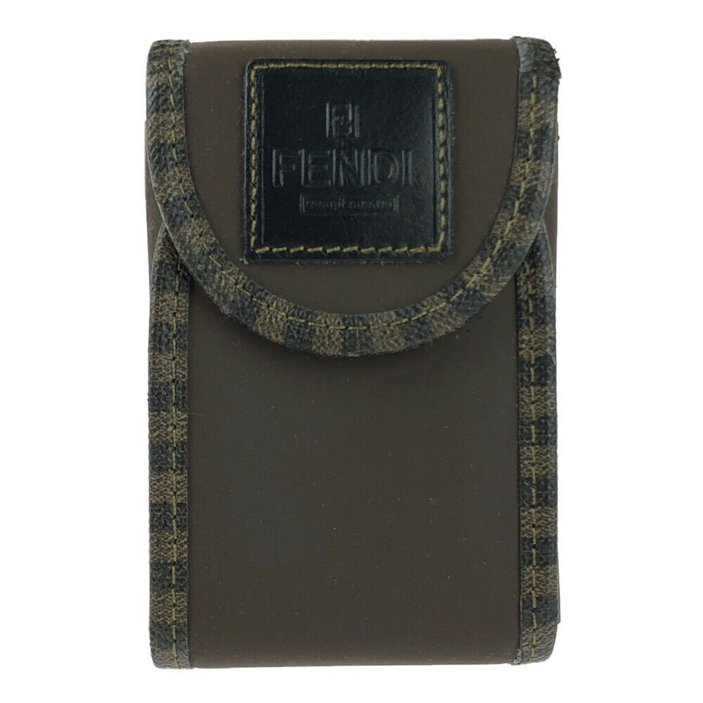 【中古】【メンズ/レディース】FENDI CIGARET CASE フェンディ オールド シガレットケース 雑貨 サイズ：約12×7×3cm カラー：BROWN 万代Net店