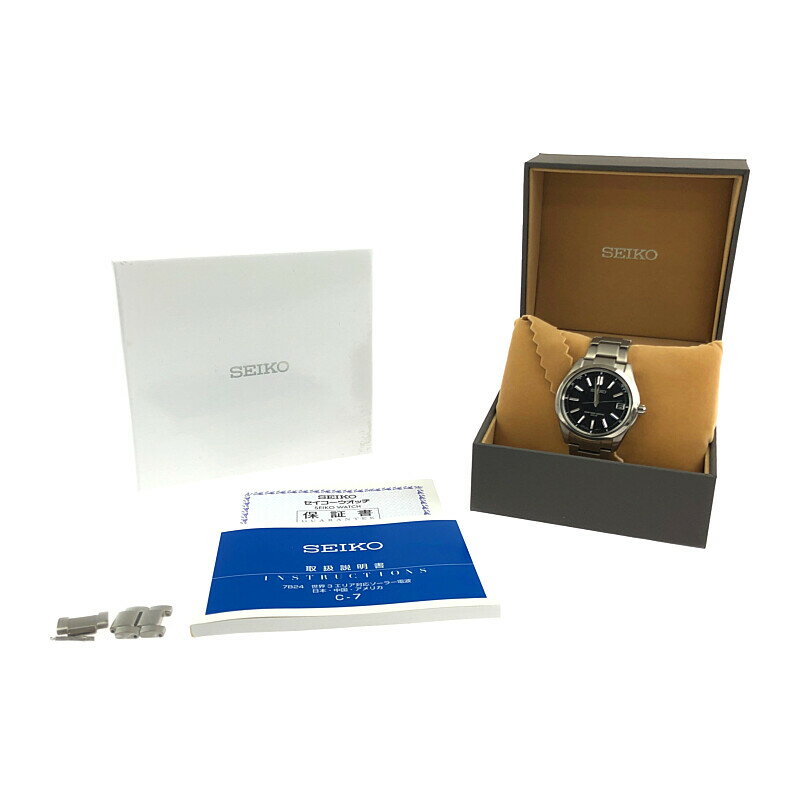 【中古】【メンズ】SEIKO BRIGHTZ SAGZ083 セイコー ブライツ 日付表示 ソーラー電波 腕時計 サイズ：ケース径 約37mm 腕回り 最大約17cm カラー：シルバー 万代Net店