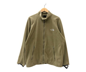 【中古】【ジャンク品/難有り品】【メンズ】THE NORTH FACE VERSA ZIP JACKET NL45504 ザ・ノース・フェイス バーサジップインジャケット フリース インナージャケット アウター アウトドア系 サイズ：M カラー：BEIGE 万代Net店