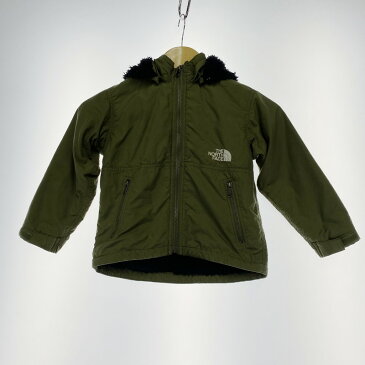 【中古】【キッズ】THE NORTH FACE Kids Compact Nomad Jacket NPJ72036 ザノースフェイス キッズ コンパクトノマドジャケット フード アウター サイズ：110cm カラー：カーキ 万代Net店