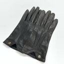 【中古】【レディース】LOUIS VUITTON ルイ・ヴィトン レザーグローブ 手袋 グローブ ブランド 小物 サイズ:7.5 カラー:ブラック 黒 179-...