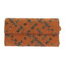 【中古】【レディース】BOTTEGA VENETA パイソンイントレチャート コンチネンタルウォレット ボッテガ ヴェネタ 150509 二つ折り長財布 サイズ...