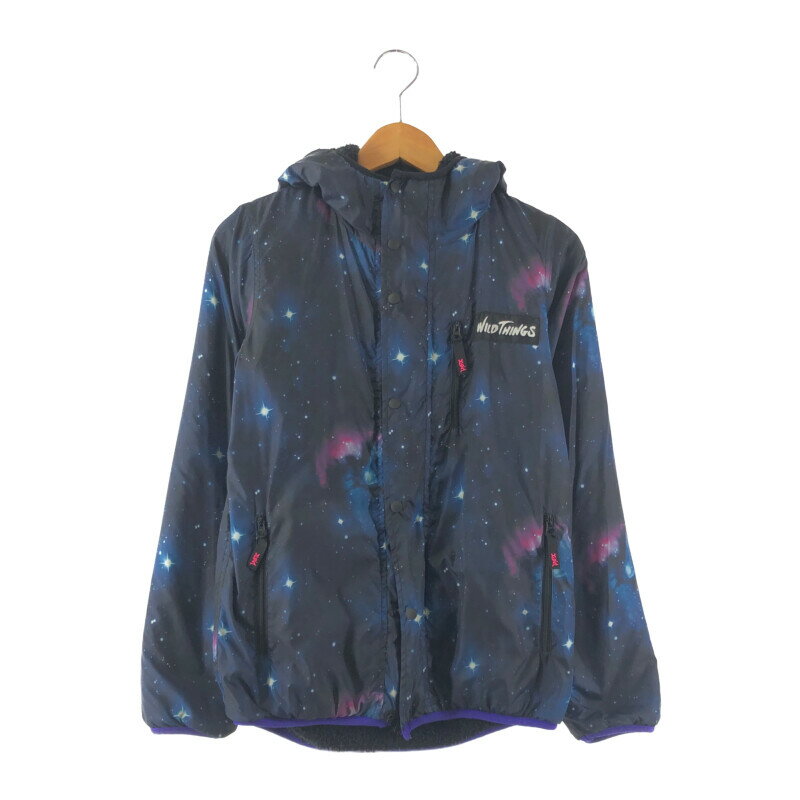 【中古】【レディース】X-GIRL × WILD THINGS REVERSIVLE BOA FLEECE JACKET 0524502 エックスガール ワイルドシングス リバーシブル ボア フリース 万代Net店