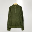 【美中古品】【メンズ】Patagonia 50375 MERINO 1/4ZIP SWEATER パタゴニア ジップセーター ウール ニット トップス サイズ：M カラー：グリーン 万代Net店