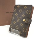 【美中古品】【メンズ/レディース】LOUIS VUITTON ルイ・ヴィトン R20005 アジェンダPM 手帳カバー ケース モノグラム カラー:ブラウン 茶 179-220404-nm-37-fuz 万代Net店(4)