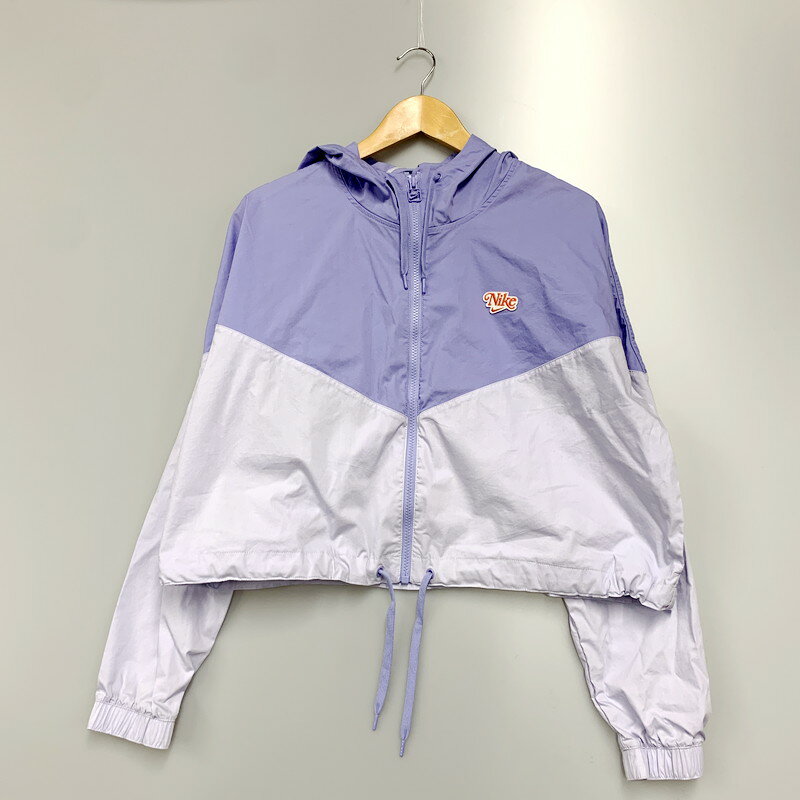 【中古】【レディース】NIKE NSW RETRO FEMME WR JKT ナイキ ナイロンジャケット アウター サイズ：XXL カラー：パープル系 万代Net店