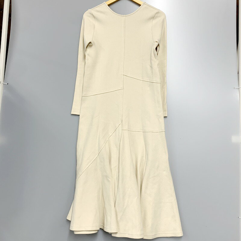 【中古】【レディース】CIS LYS FLARED DRESS シスリス Vネック フレアワンピース サイズ：1 カラー：アイボリー 万代Net店 171-230112-ab-49-izu