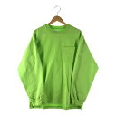 【中古】【メンズ】NAME. 18SS OVERSIZED LONG SLEEVE POCKET TEE NMCU-18SS-016 ネーム オーバーサイズ ロングスリーブポケットTシャツ 長袖Tシャツ カットソー サイズ：1 カラー：ライトグリーン 万代Net店