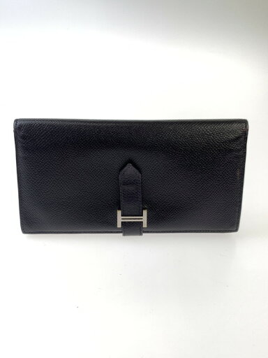 【中古】【メンズ/レディース】HERMES ベアンスフレ ヴォーエプソン □R刻印 2014年製造 エルメス ロングウォレット 長財布 サイズ:約9×17.5×2cm カラー:ブラック 万代Net店 181-230213-kk-21-min 【中古】【メンズ/レディース】HERMES ベアンスフレ ヴォーエプソン □R刻印 2014年製造 エルメス ロングウォレット 長財布 サイズ:約9×17.5×2cm カラー:ブラック 万代Net店 181-230213-kk-21-min