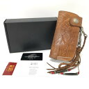 yÁzyYzRED MOON LEATHER WALLET bh[ U[ z CfBA R` OEHbg TCYF18.5~9~2cm J[FBROWN NetX