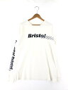 【中古】【メンズ】F.C.REAL BRISTOL STENCIL L/S TEE FCRB-202070 エフシーレアルブリストル ステンシル ロングスリーブ Tシャツ 長袖Tシャツ カットソー サイズ：XL カラー：ホワイト 万代Net店