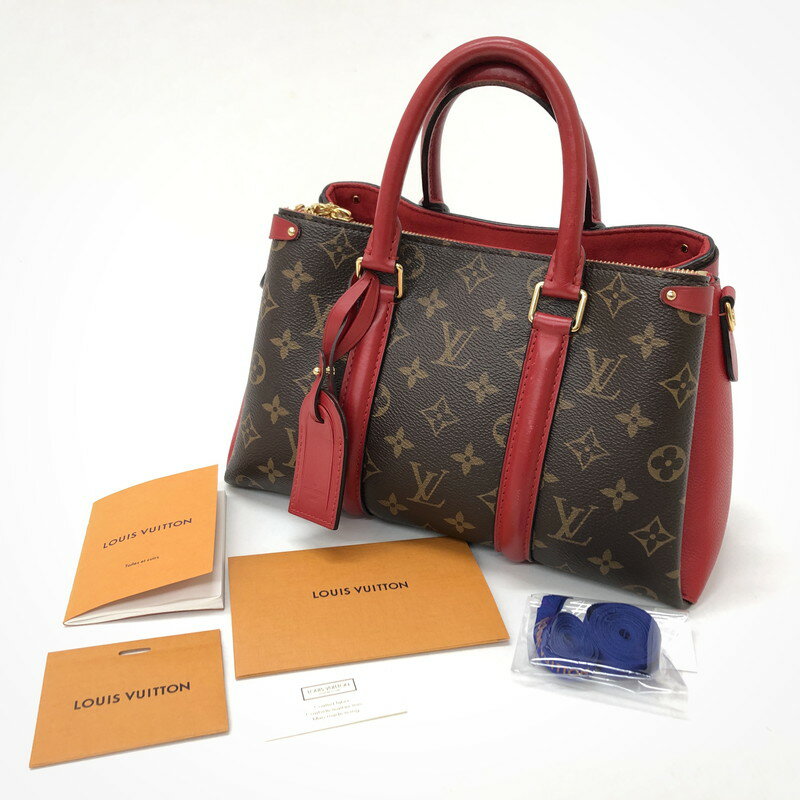 【中古】【レディース】LOUIS VUITTON スフロNV BB M44818 ルイ・ヴィトン ハンドバッグ モノグラム レッド 赤 鞄 バッグ サイズ：約18×29×12.5cm カラー：MONOGRAM 万代Net店