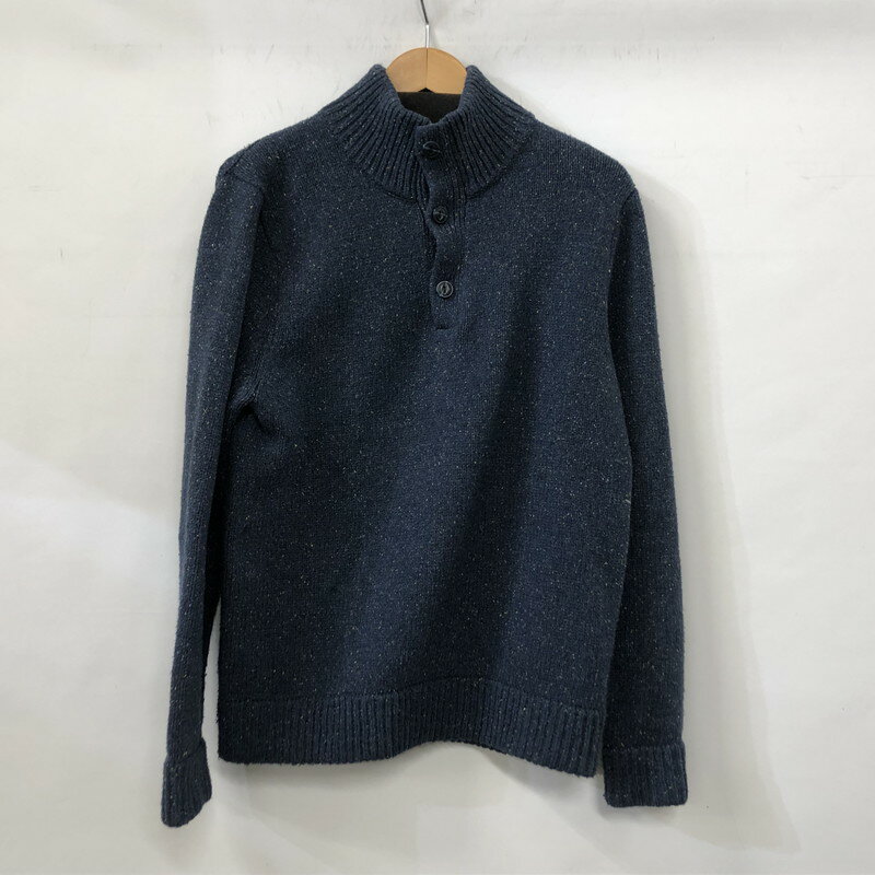 【中古】【メンズ】Patagonia パタゴニア 50595FA17 ネップ地 ニットセーター 長袖 トップス サイズ：XS カラー：ネイビー 紺 万代Net店