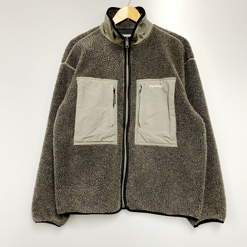 【中古】【メンズ】PAZDESIGN BOA FLEECE JACKET パズデザイン ボアフリースジャケット アウター サイズ：下記参照 カラー：グレー 万代Net店