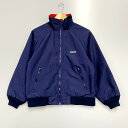 【中古】【メンズ】LAND'S END SQUALL JACKET 90'S ランズエンド スコールジャケット ナイロン フリース ブルゾン アウター サイズ：下記参照 カラー：ネイビー 万代Net店