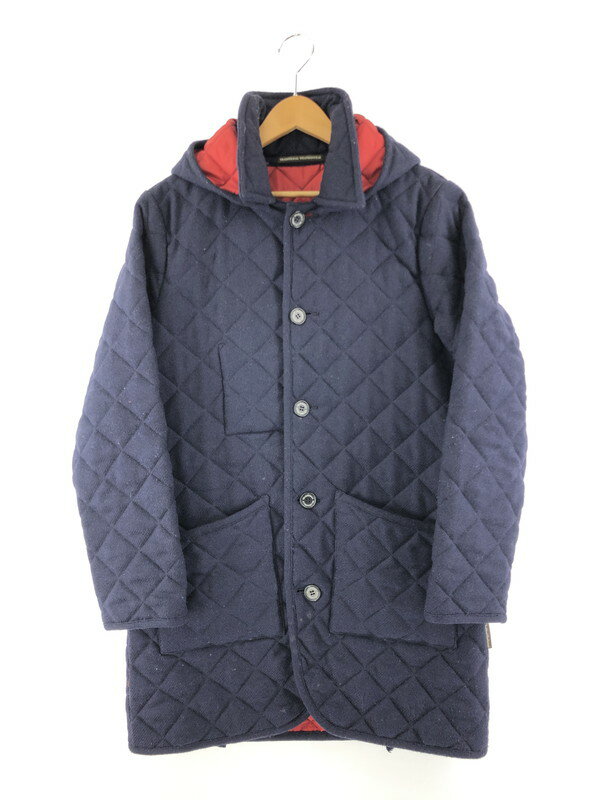 【中古】【メンズ】Traditional weatherwear QUILTED COAT 122BA-1002B トラディショナル ウェザーウェア キルティングコート 中綿コート アウター サイズ：40 カラー：ネイビー 万代Net店