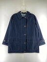 【中古】【レディース】BURBERRYS ZIP UP COAT FNA26-360 バーバリーズ ジップアップ コート ライトアウター サイズ：7AR カラー：ネイビー 紺 万代Net店